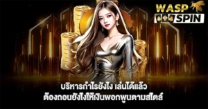 บริหารกำไรยังไงให้พอกพูน WASPSPIN